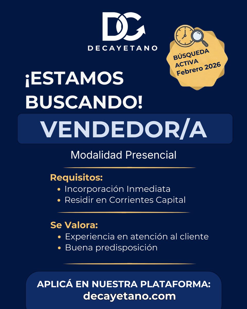 Vendedor/a