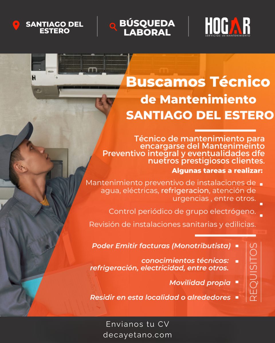 Tecnico de Mantenimiento