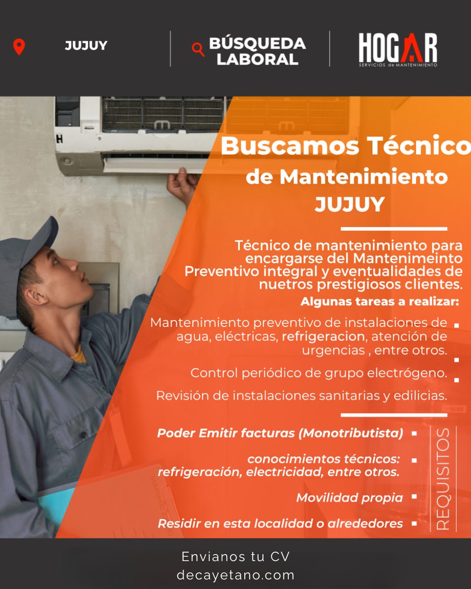 Tecnico de Mantenimiento