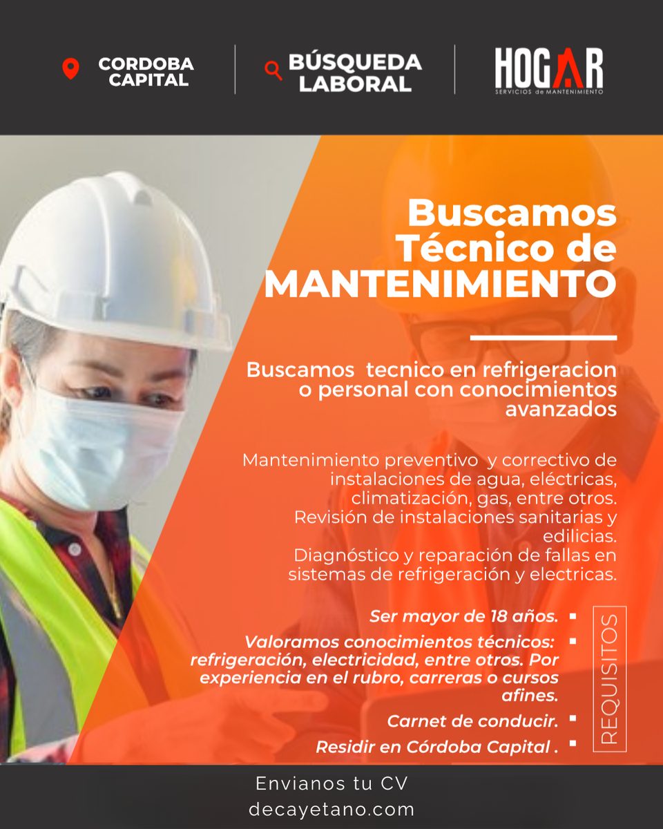 Tecnico de Mantenimiento