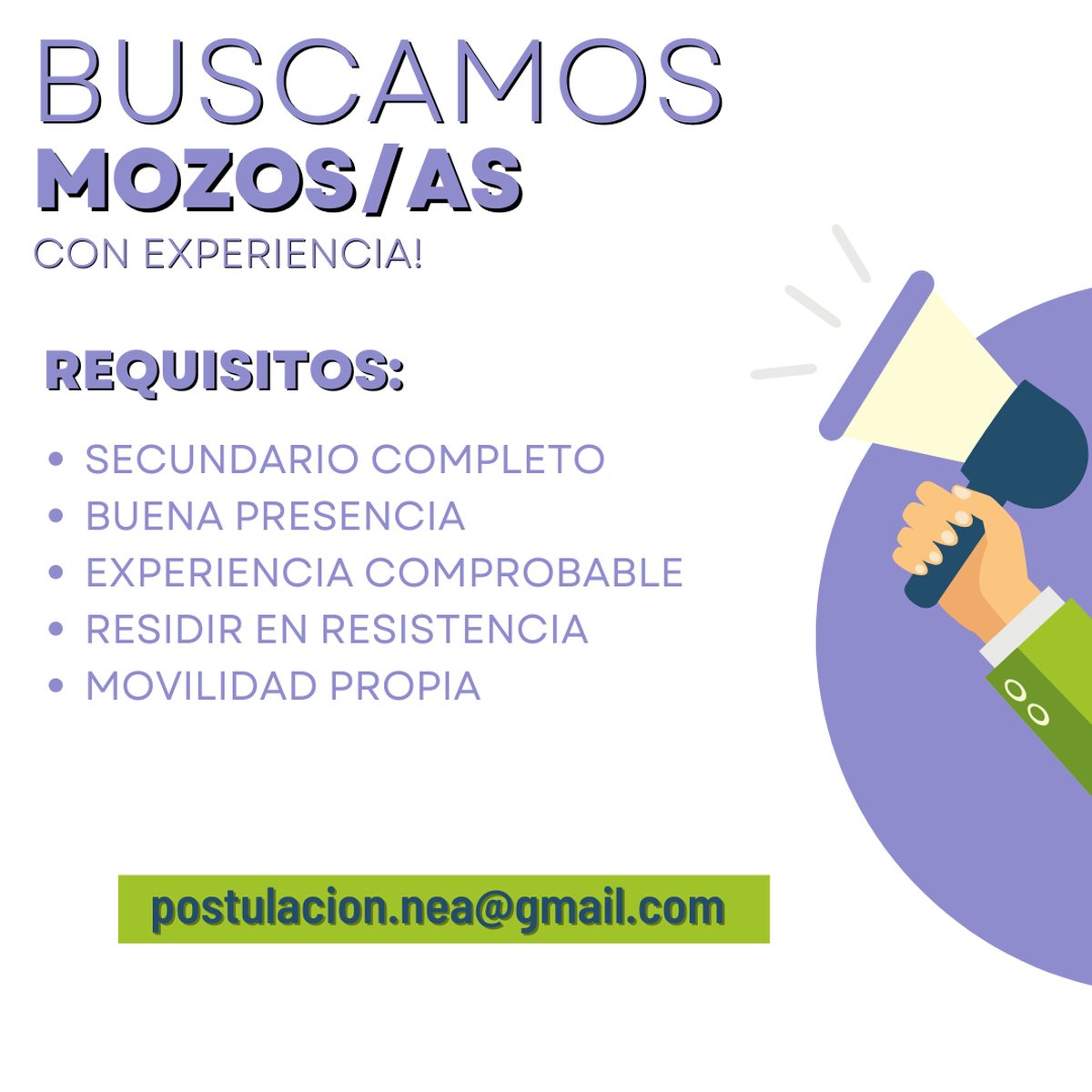 Mozo/a