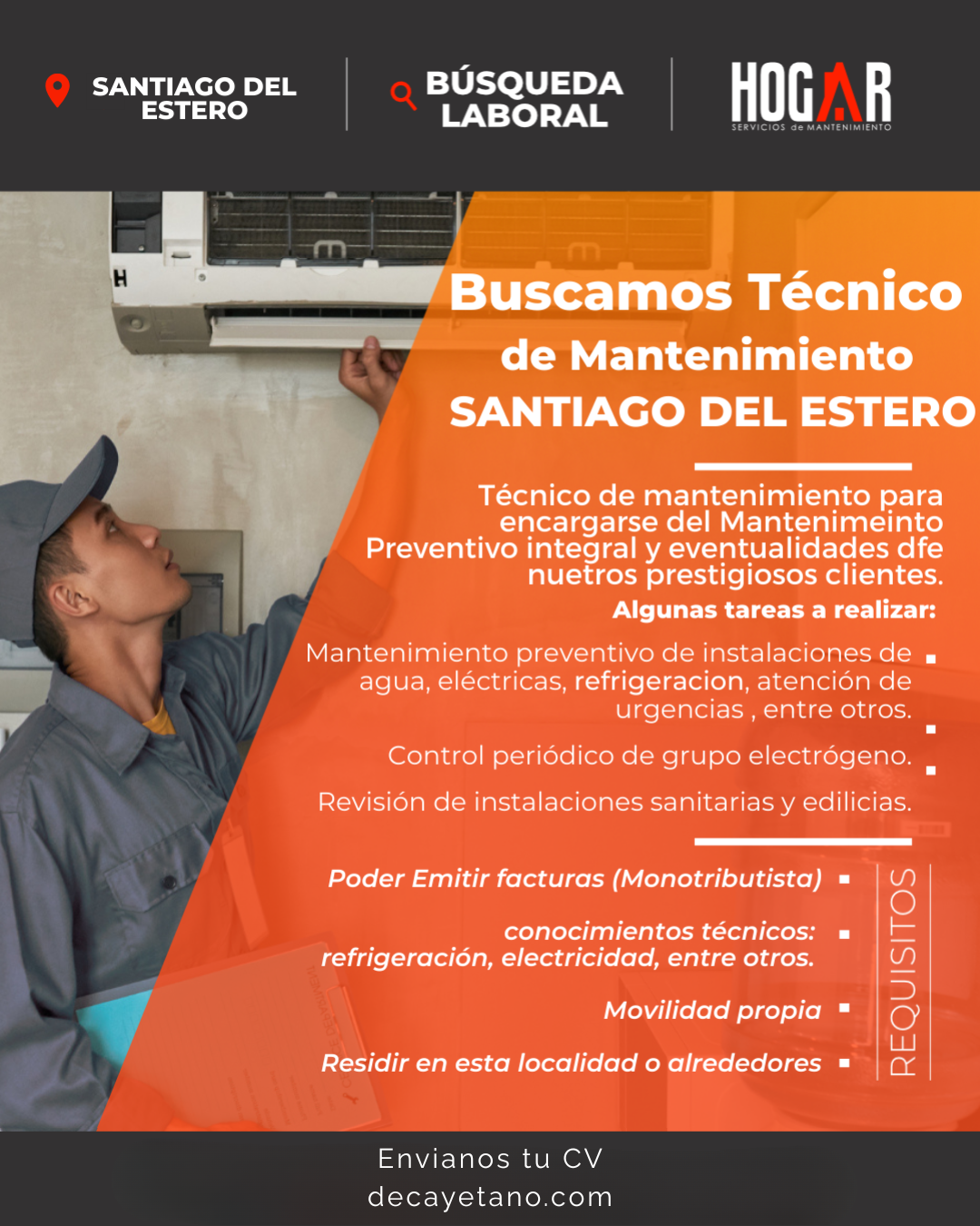 Tecnico de Mantenimiento