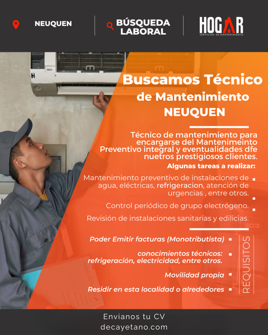 Tecnico de Mantenimiento