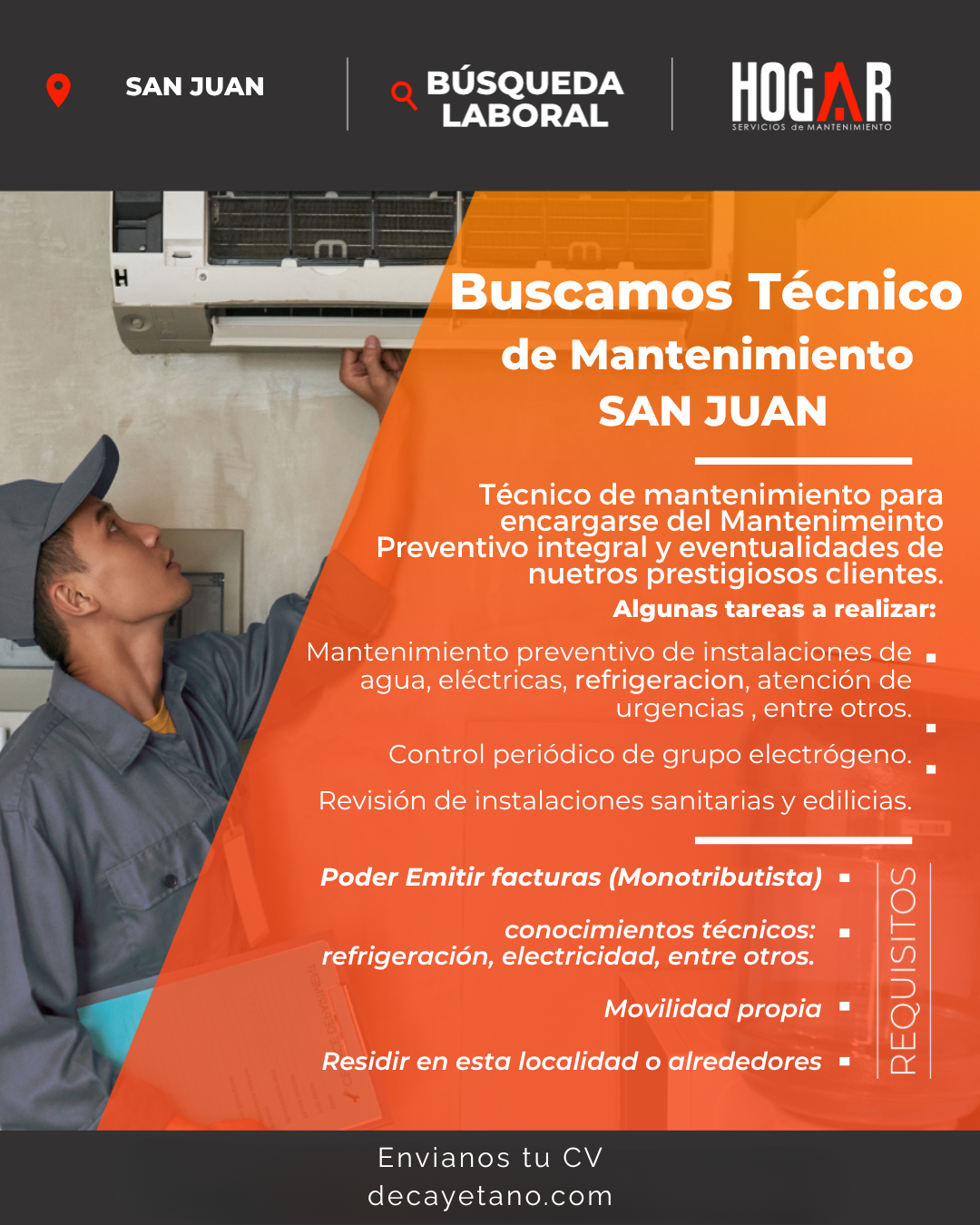 Tecnico de Mantenimiento